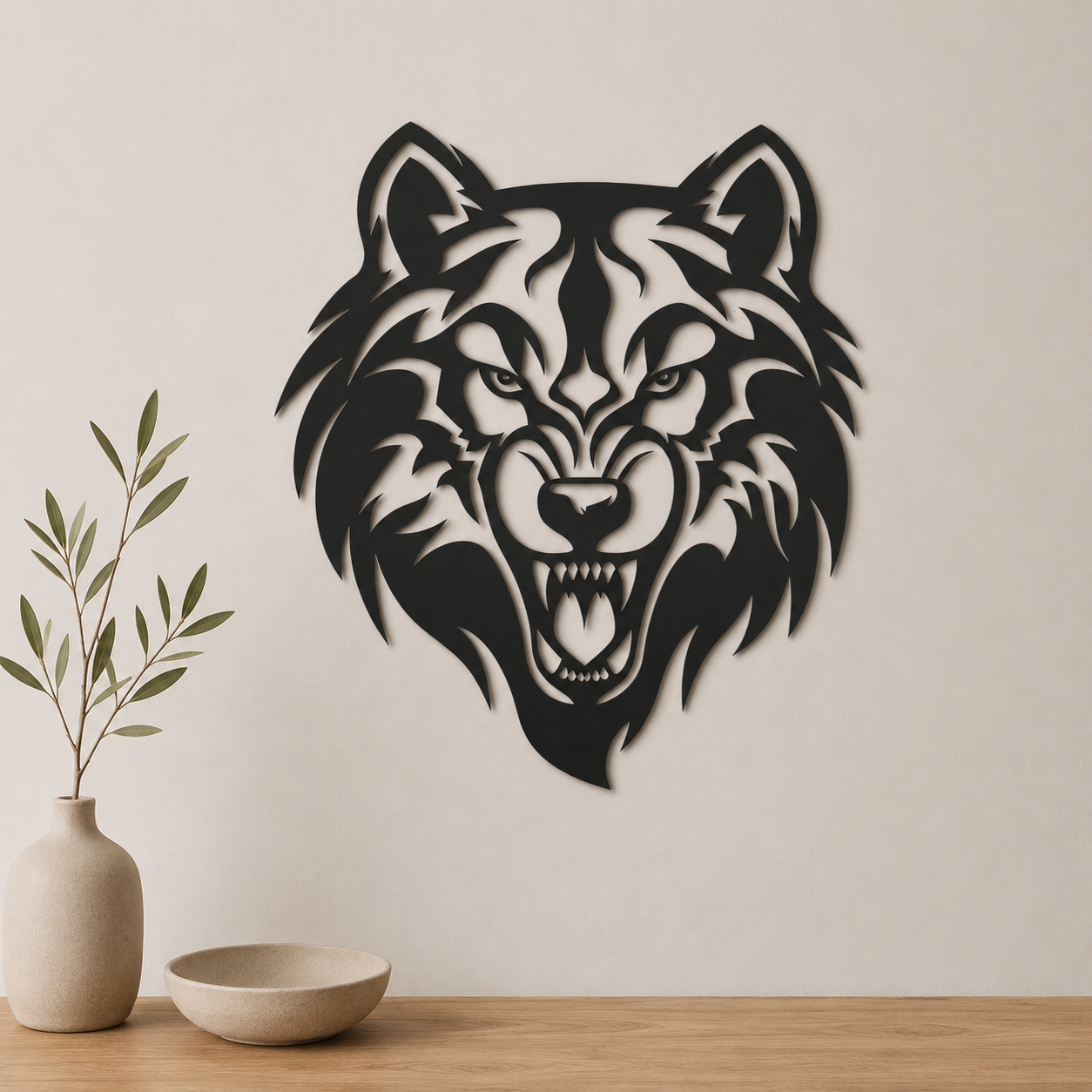 Настінне панно «Wolf Mask»